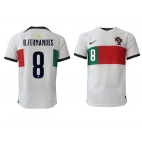 Portugalsko Bruno Fernandes #8 Vonkajší futbalový dres MS 2022 Krátky Rukáv